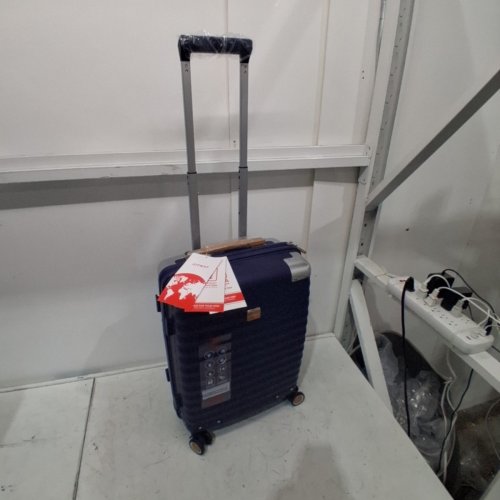 JOYWAY ROLLING SUITCASE CARRY-ON LUGGAGE WITH METAL CORNER PROTECTORS, TSA LOCK, SPINNER WHEELS, AND LIGHTWEIGHT HARD-SHELL SUITCASE - 20" - NAVY BLUE (MODEL: TR-019/06976479333397/4KSX3K1OCQFC) image 3
