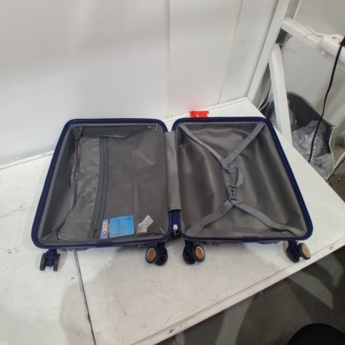 JOYWAY ROLLING SUITCASE CARRY-ON LUGGAGE WITH METAL CORNER PROTECTORS, TSA LOCK, SPINNER WHEELS, AND LIGHTWEIGHT HARD-SHELL SUITCASE - 20" - NAVY BLUE (MODEL: TR-019/06976479333397/4KSX3K1OCQFC) image 4