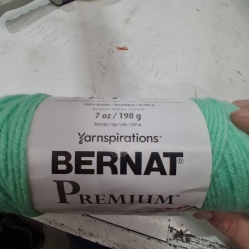 BERNAT PREMIUM ACRYLIC YARN - 7 OZ, 360 YARD - ICED AQUA image 3