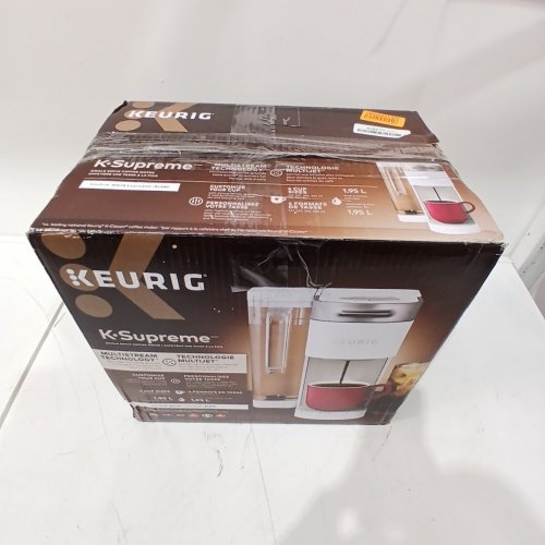 KEURIG K-SUPREME SINGLE-SERVE COFFEE MAKER - 66OZ CAPACITY - WHITE (MODEL: K910) image 6