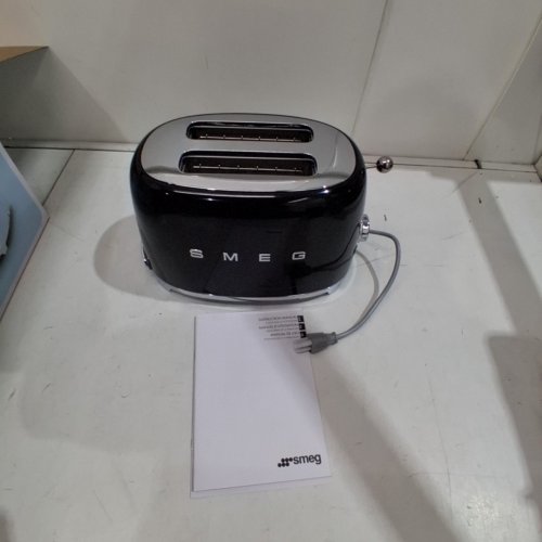 SMEG 50'S RETRO STYLE 2-SLICE TOASTER - BLACK (MODEL: TSF01BLUS) image 3