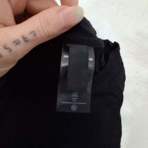 MEN'S MELLOW SOFT SHORT SLEEVE T-SHIRT- EXTRA LARGE - BLACK image 2