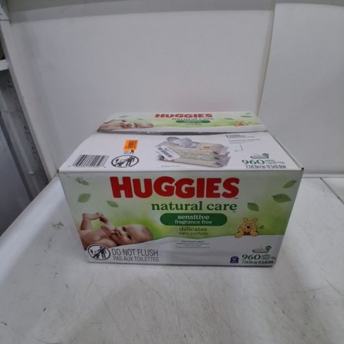 15PK HUGGIES NATURAL CARE DISNEY THEMED SENSITIVE UNSCENTED BABY WIPES - 64 PER PACK (960 TOTAL) - WINNIE THE POOH (MODEL: 5495001) image 3