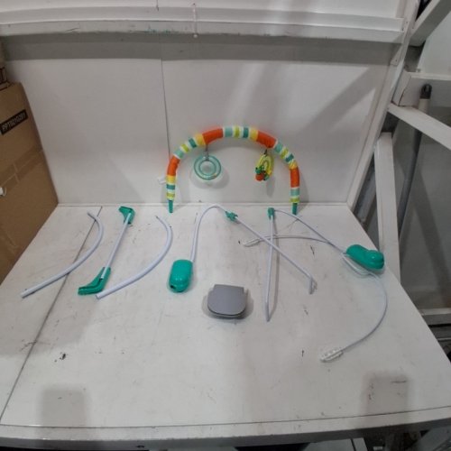 BRIGHT STARS VIBRATING BOUNCER WITH TOY BAR - RAINFOREST VIBES (MODEL:12227) image 3