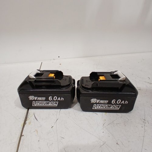2PK LITHIUM ION BATTERY - 18V 6AH - FOR MAKITA TOOLS (MODEL: BL1860B) image 2