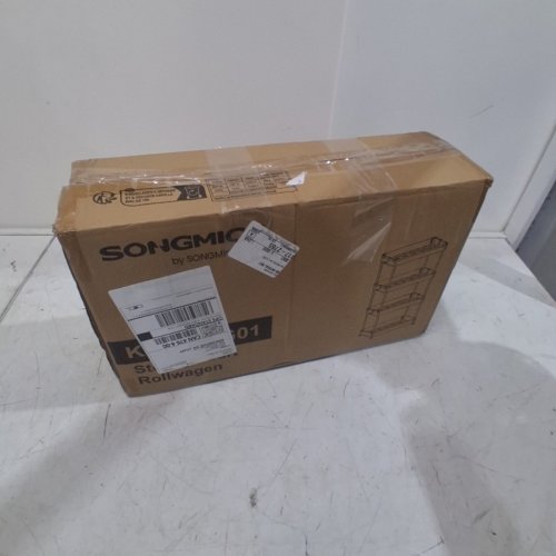 SONGMICS 4-TIER ROLLING STORAGE CART - DARK GRAY (MODEL: KSC010G01) image 5