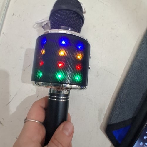 WIRELESS KARAOKE MICROPHONE SPEAKER - BLACK (MODEL: W5-858 L) image 3
