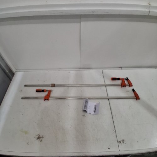 2PK HEAVY DUTY F-CLAMPS - 36" JAW OPENING - ORANGE/SILVER (MODEL: ‎F600-36) image 2