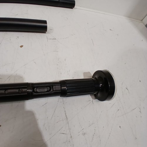 ADJUSTABLE NO DRILL NON-SLIP STEEL TENSION ROD - 41" - 144" - BLACK image 4