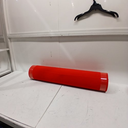 LONG NEOPRENE RUNNER RUG/CARPET - 3FT X 20FT - RED image 3