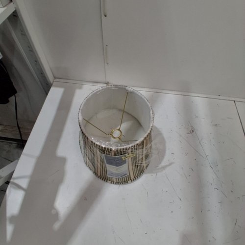 THRESHOLD PRINTED LAMP SHADE - 8.25" X 12.5" - BEIGE/GREEN image 3