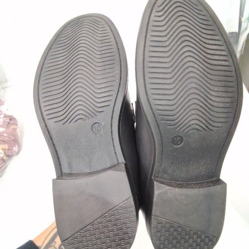 MEN'S GEORGE LACE-UP DRESS SHOES - SIZE 10 - BLACK (STYLE: 11LOUY17) image 3