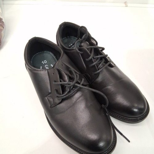 MEN'S GEORGE LACE-UP DRESS SHOES - SIZE 10 - BLACK (STYLE: 11LOUY17) image 4