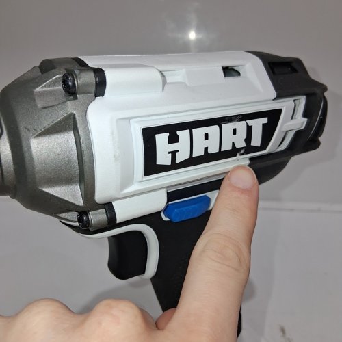 2PC HART CORDLESS DRILL AND IMPACT DRIVER SET - *TOOLS ONLY* - 20 V - BLACK/WHITE/BLUE image 5