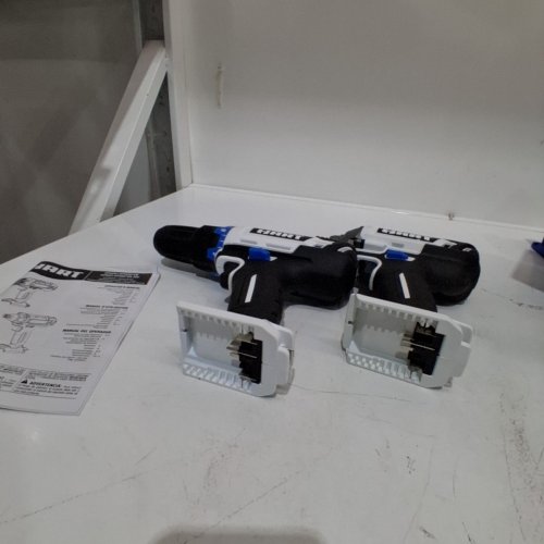 2PC HART CORDLESS DRILL AND IMPACT DRIVER SET - *TOOLS ONLY* - 20 V - BLACK/WHITE/BLUE image 6