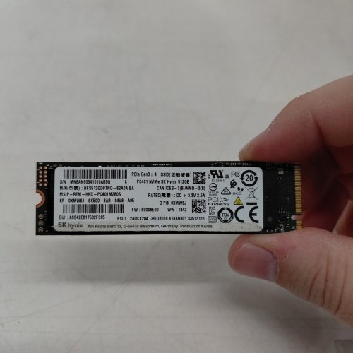 SK HYNIX PCIE GEN3 X 4 NVME SSD - 512GB (MODEL: HFS512GD9TNG-62A0A BA) image 2