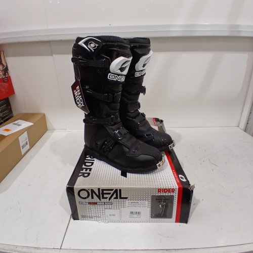 MEN'S O'NEAL RIDER BOOT - SIZE 9/42 - BLACK (STYLE:0325-109) image 2