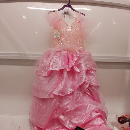 WOMEN'S PARTYHOLIC CHARMING WITCH COSTUME (DRESS ONLY) - MEDIUM (8-10) - PINK image 2