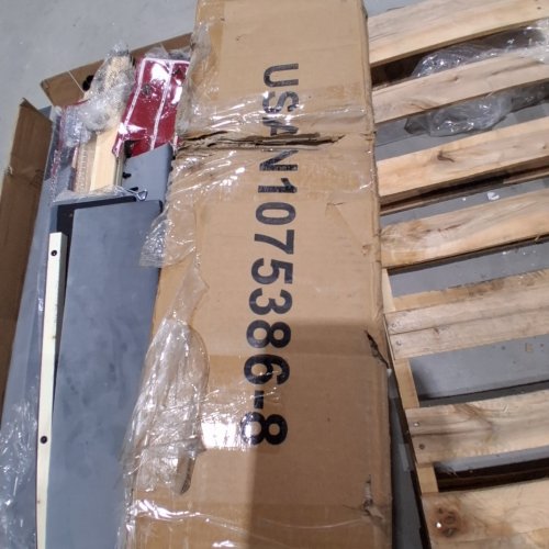UPHOLSTERED MODERN BED FRAME WITH HEADBOARD - QUEEN - GREY (MODEL:USAN1075386-8) image 2
