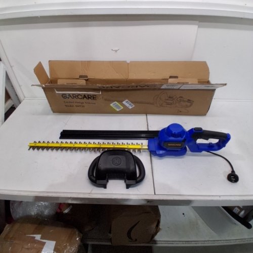 GARCARE CORDED ELECTRIC HEDGE TRIMMER - 24" DUAL-ACTION BLADE - BLUE - (MODEL:‎GHT25) image 3