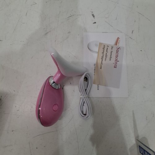 7 COLOR LED FACIAL MASSAGER WAND - RED LIGHT THERAPY - PINK/PURPLE image 3