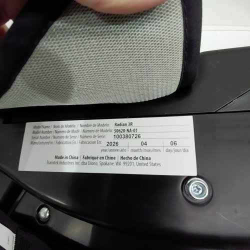 DIONO RADIAN 3R LATCH ALL-IN-ONE CONVERTIBLE CAR SEAT - JET BLACK (MODWEL: 50620-CA-01) image 2