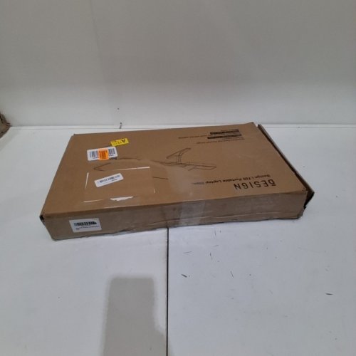BESIGN ADJUSTABLE LAPTOP TABLE WITH STORAGE DRAWER - 22.6" X 11.8" X 10" TO 13" - BLACK ( MODEL: LT05 ) image 3