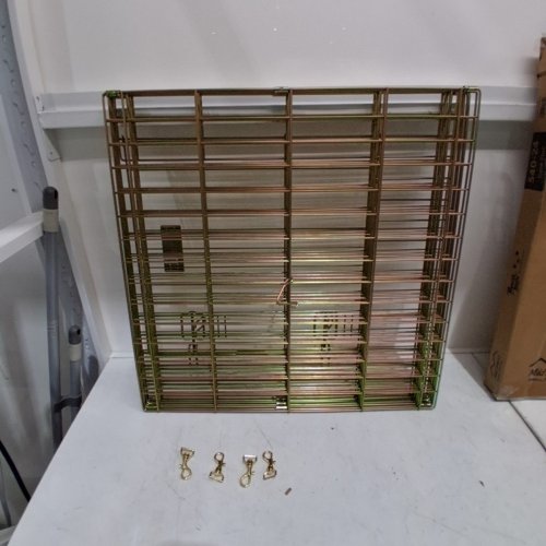 MIDWEST FOLDABLE METAL DOG EXERCISE PEN - 30" X 20" - GOLD ZINC image 2