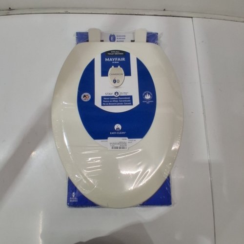 MAYFAIR BY BEMIS ELONGATED TOILET SEAT - CREAM image 2