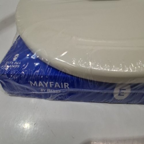 MAYFAIR BY BEMIS ELONGATED TOILET SEAT - CREAM image 3
