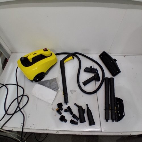 TVD MULTI-USE STEAM CLEANER WITH ACCESSORIES - 1.5L TANK - 1800W - YELLOW/BLACK (MODEL: SW-608) image 3
