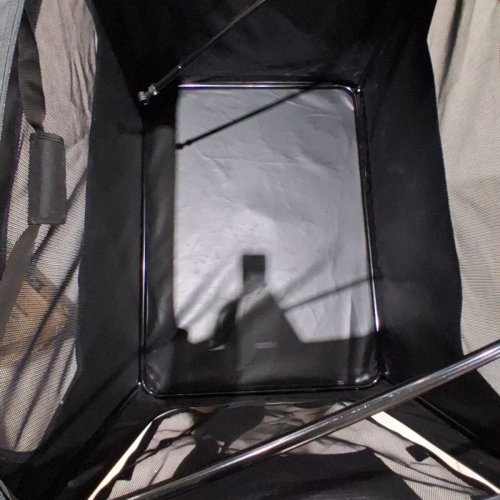 AMAZON BASICS PORTABLE FOLDING SOFT DOG TRAVEL CRATE - XXL - 42" X 31" X 31" - BLACK image 4