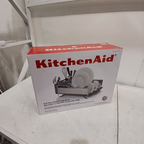 KITCHENAID STAINLESS STEEL DISH RACK - 19.6" X 14.9" X 6.9" - WHITE (MODEL: 2003691) image 4