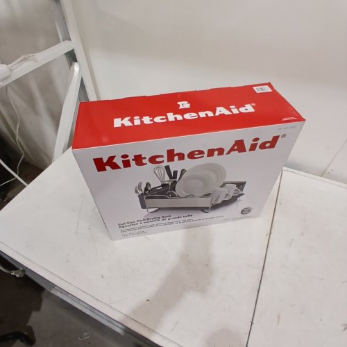 KITCHENAID STAINLESS STEEL DISH RACK - 19.6" X 14.9" X 6.9" - WHITE (MODEL: 2003691) image 5