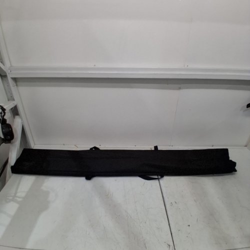 4PK SHINMING DUST BARRIER TELESCOPIC EXTENDABLE TENSION SUPPORT POLES SET WITH END ATTACHMENTS AND STORAGE BAG - 12FT - SILVER / BLACK (MODEL: XM-2607-12FT) image 5