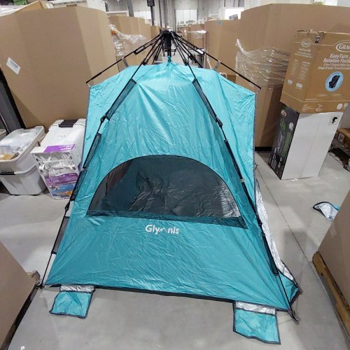 GLYMNIS BEACH TENT UV PROTECTION SUN SHADE - 4 TO 6 PERSON - BLUE (MODEL:BT-ZD03) image 2