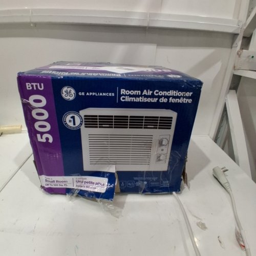 GE APPLIANCES MECHANICAL ROOM AIR CONDITIONER FOR SMALL ROOMS - 5000BTU - 150SQ. FT. (MODEL: AWAS05BWFC) image 6
