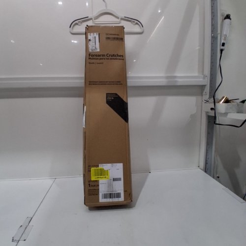 GUARDIAN MEDLINE FOREARM CRUTCHES - YOUTH FITS USERS 4FT 2" - 5FT 2", 250LB - SILVER (MODEL: MDS805162) image 4