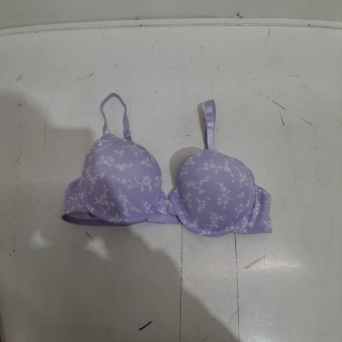 WOMEN'S GEORGE T-SHIRT BRA - SIZE 36A - LILAC / WHITE image 2