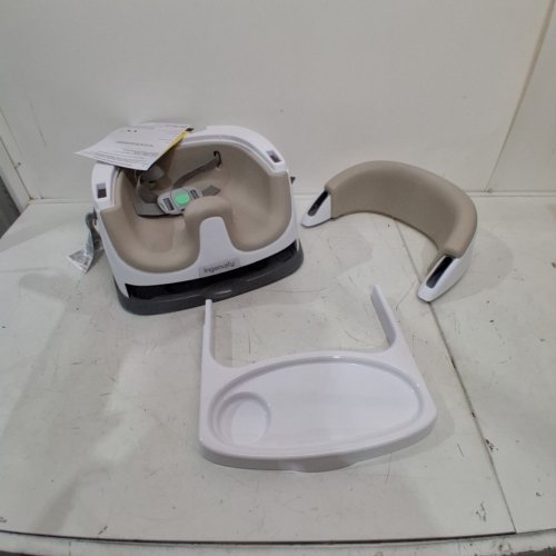 INGENUITY BABY BASE 2-IN-1 SEAT BOOSTER FEEDING SEAT - CASHMERE/WHITE image 2