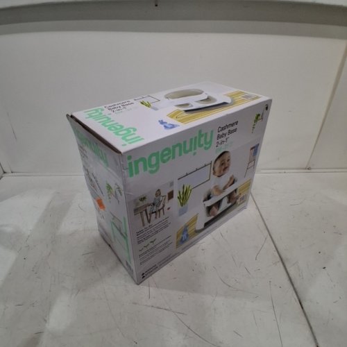 INGENUITY BABY BASE 2-IN-1 SEAT BOOSTER FEEDING SEAT - CASHMERE/WHITE image 4