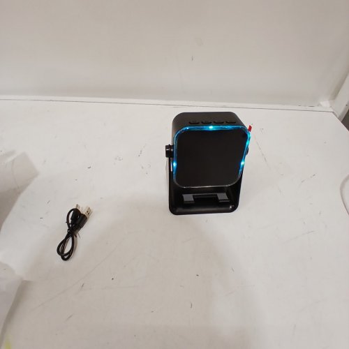 GLOPUS WIRELESS INDUCTION AUDIO BLUETOOTH SPEAKER 5-IN-1 PHONE HOLDER FOR ANDROID/APPLE PHONES - BLACK image 3