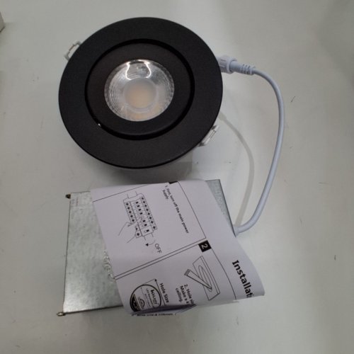 KNLNNY WARE LED RECESSED DIMMABLE LIGHT WITH JUNCTION BOX - 750 LM - 9W - 4" - WHITE (MODEL: KL001) image 2