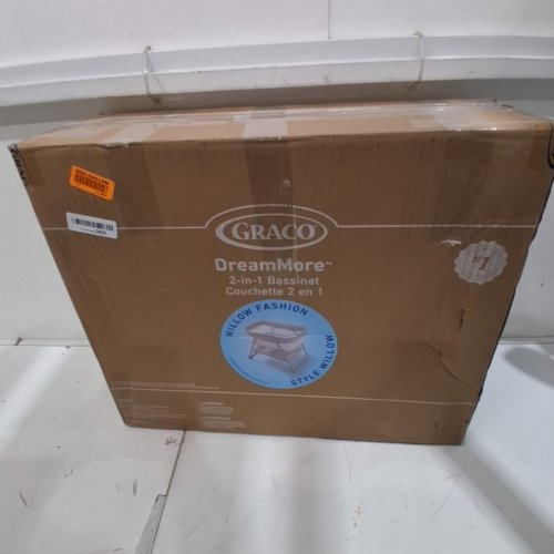 GRACO DREAMMORE BEDSIDE BASSINET - WILLOW/WHITE/GREY (MODEL : 2211115) image 4