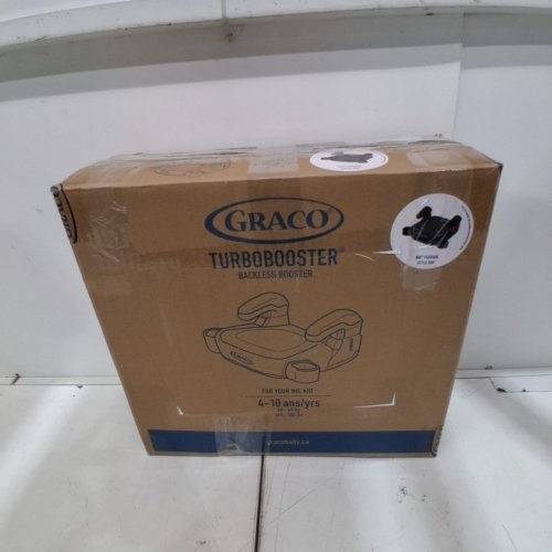 KID'S GRACO TURBOBOOSTER BACKLESS ADJUSTABLE CAR BOOSTER SEAT WITH CUP HOLDERS -40LBS TO 100LBS - BLACK (MODEL: 2166167) image 5