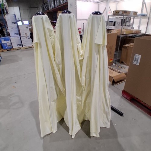 DOUBLE SIDED PATIO UMBRELLA WITH CRANK HANDLE SYSTEM - 15FT - BEIGE (MODEL:DU-4.6M-BE) image 3