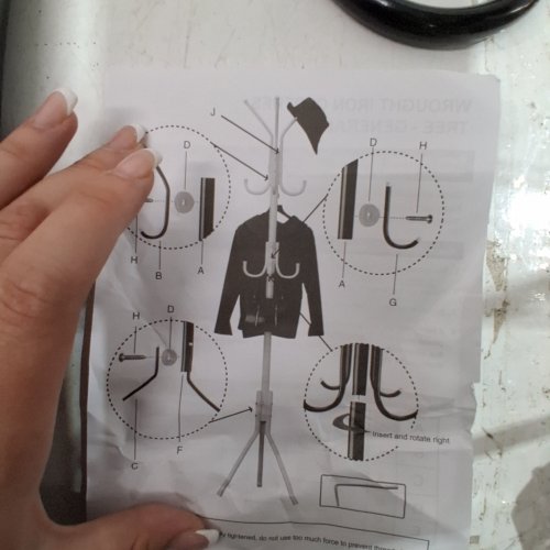 FREESTANDING COAT RACK - BLACK image 2