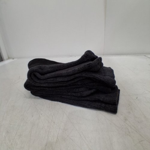 3PR MEN'S DICKIES DRI-TECH CREW PERFORMANCE WORK SOCKS - 6-12 SHOE SIZE - BLACK/GREY image 3