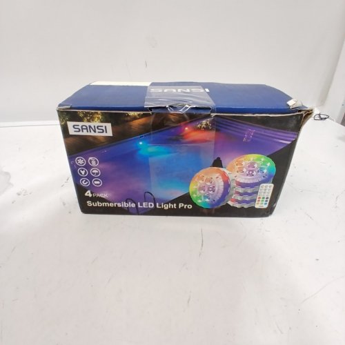4PK SANSI SUBMERSIBLE RGB LED LIGHT image 6