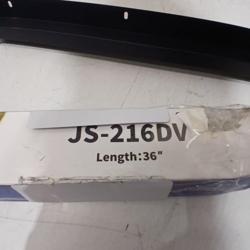 ALUMINUM DOOR BOTTOM SHOE - 36" - BLACK (MODEL: JS-216DV) image 2